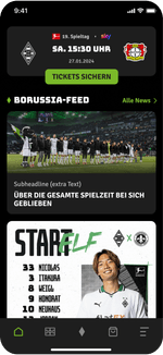 Ein Screendesign der Eismann App wird dargestellt, um dir einen schnellen Einblick in die App zu geben. Dort wird der individuelle Kundenservice verdeutlicht.